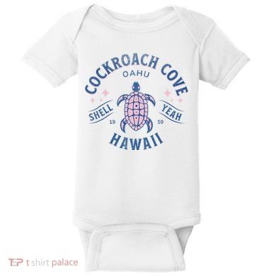 Cockroach Cove Oahu Hawaii Sea Turtle Baby Bodysuit