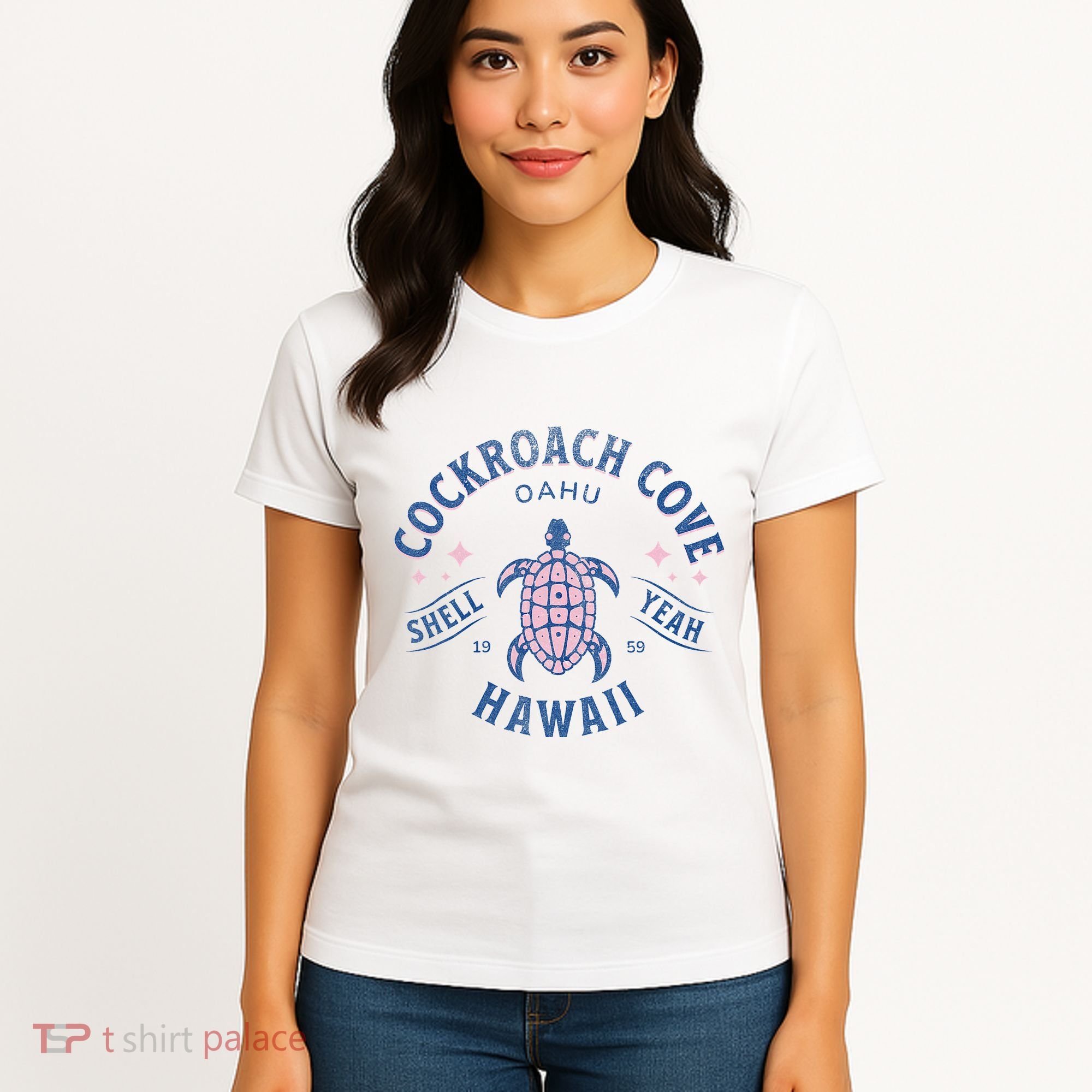 Cockroach Cove Oahu Hawaii Sea Turtle Women's T-Shirt