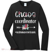 Chaos Coordinator Office Administrative Assistant Day Women's Long Sleeve Shirt thumb 0