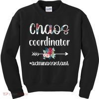 Chaos Coordinator Office Administrative Assistant Day Kids Sweatshirt thumb 0