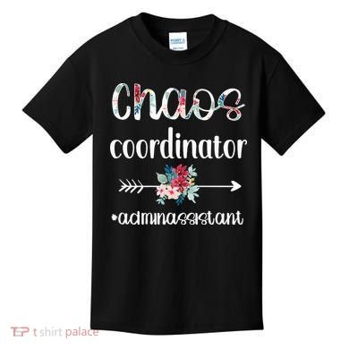 Chaos Coordinator Office Administrative Assistant Day Kids T-Shirt