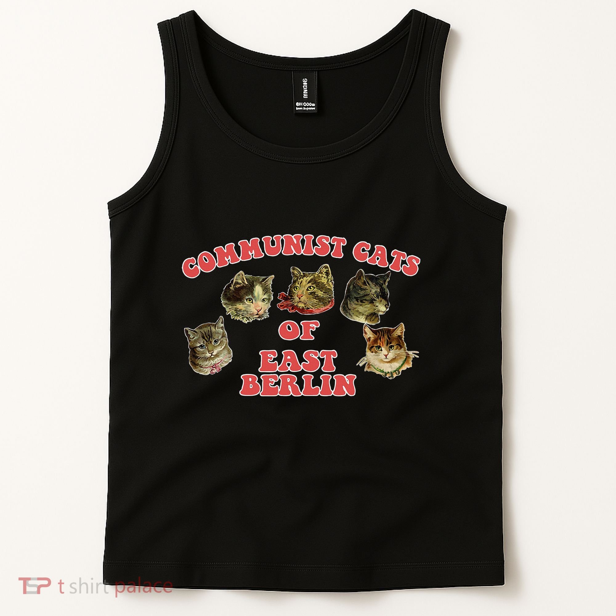 Communist Cats Of East Berlin Kitten Saying Tank Top