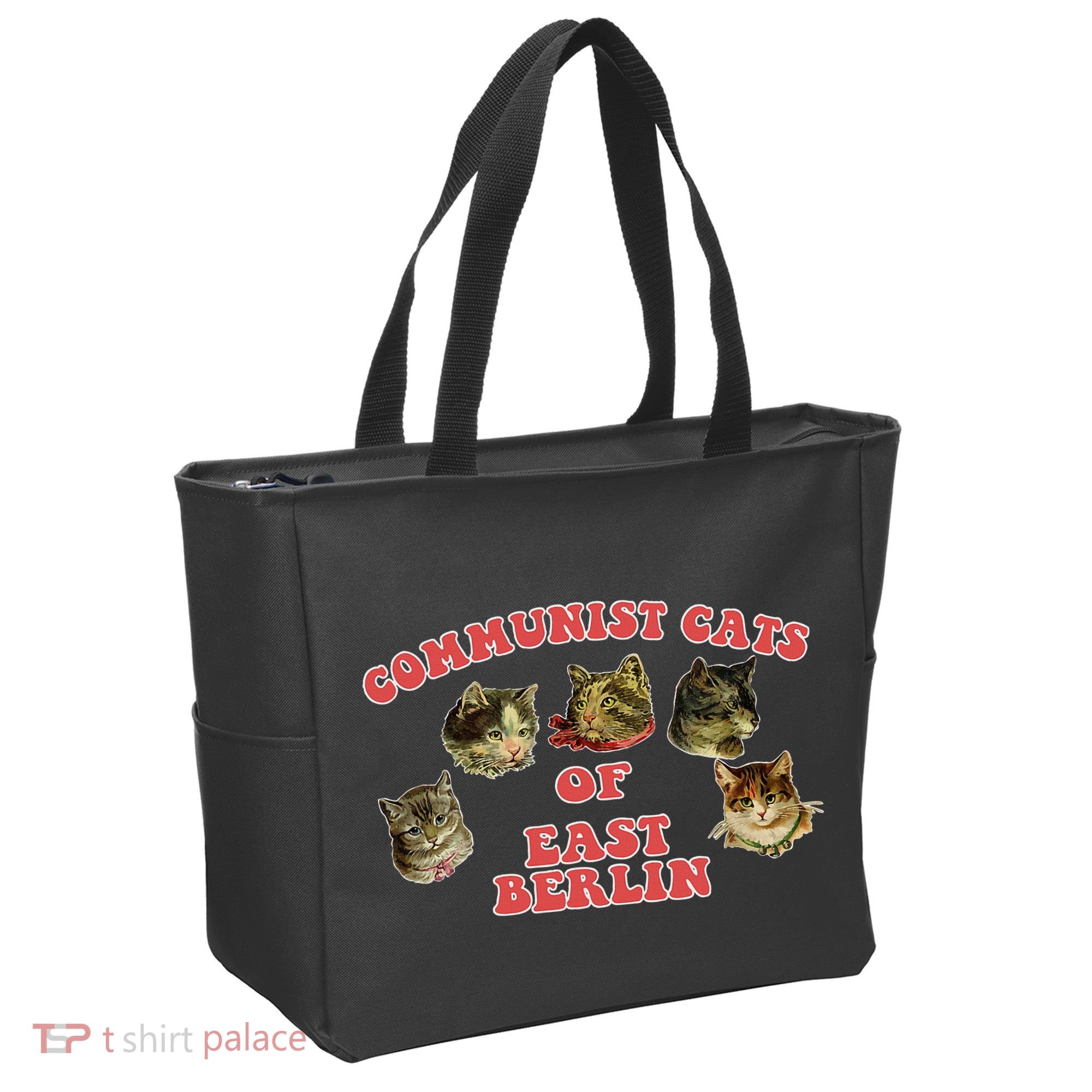 Communist Cats Of East Berlin Kitten Saying Tote Bag