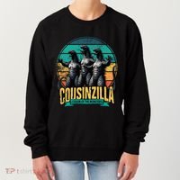 Cousinzilla Cousin Of The Monsters Funny Gifts For Family Women's Sweatshirt thumb 0
