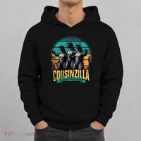 Cousinzilla Cousin Of The Monsters Funny Gifts For Family Hoodie thumb 0