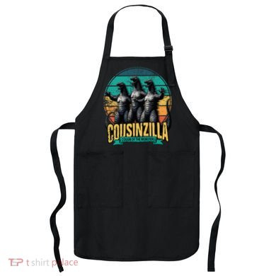 Cousinzilla Cousin Of The Monsters Funny Gifts For Family Apron