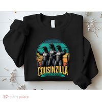 Cousinzilla Cousin Of The Monsters Funny Gifts For Family Sweatshirt thumb 2