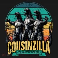 Cousinzilla Cousin Of The Monsters Funny Gifts For Family T-Shirt thumb 7