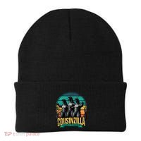 Cousinzilla Cousin Of The Monsters Funny Gifts For Family Beanie thumb 0