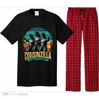 Cousinzilla Cousin Of The Monsters Funny Gifts For Family Pajama Set thumb 0