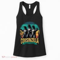 Cousinzilla Cousin Of The Monsters Funny Gifts For Family Women's Tank Top thumb 0