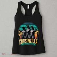 Cousinzilla Cousin Of The Monsters Funny Gifts For Family Women's Tank Top thumb 3