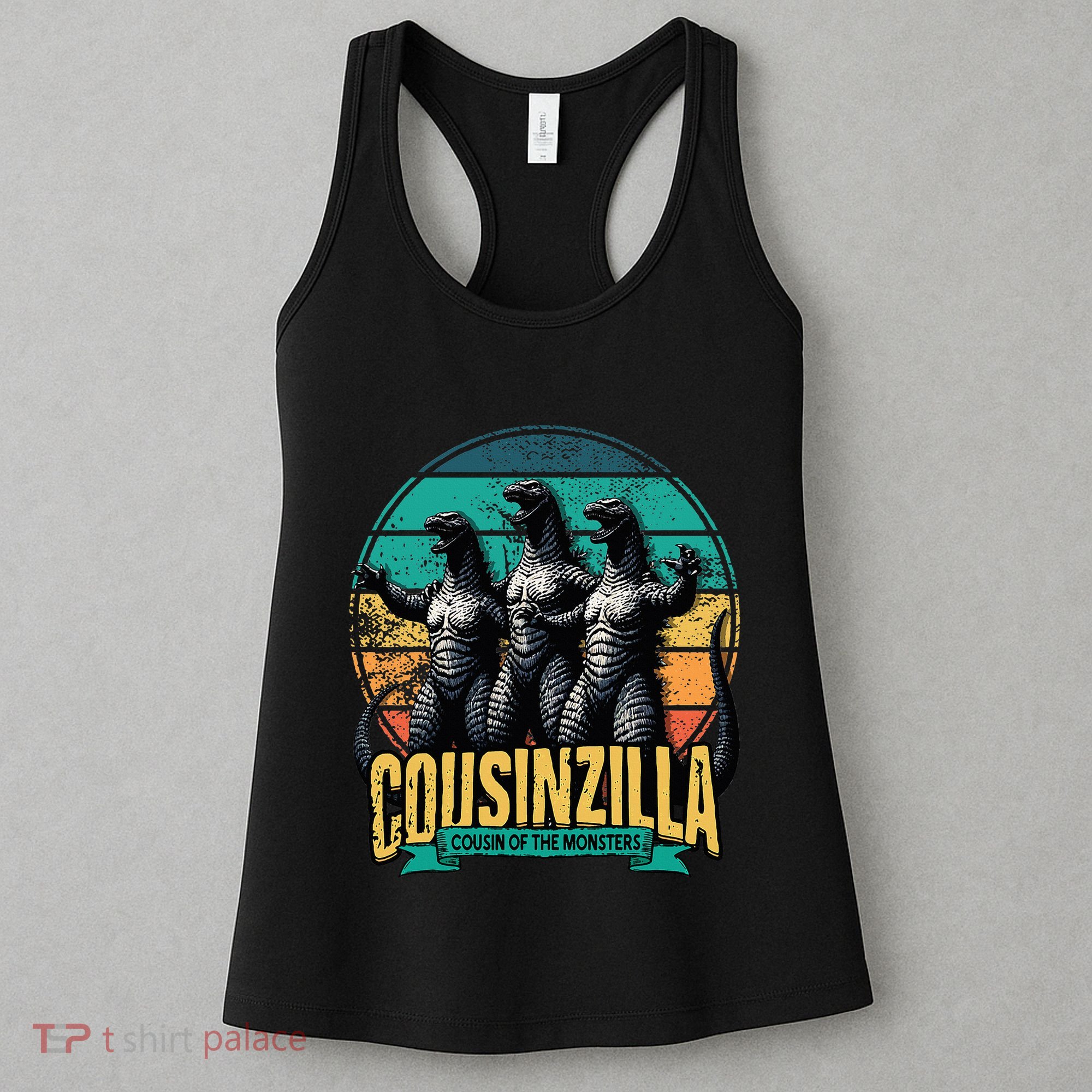Cousinzilla Cousin Of The Monsters Funny Gifts For Family Women's Tank Top