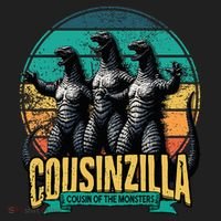 Cousinzilla Cousin Of The Monsters Funny Gifts For Family Hat thumb 2