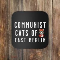 Communist Cats Of East Berlin History Buffs And Cat Lover Coaster thumb 0