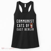 Communist Cats Of East Berlin History Buffs And Cat Lover Women's Tank Top thumb 0