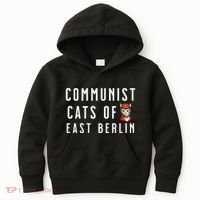 Communist Cats Of East Berlin History Buffs And Cat Lover Kids Hoodie thumb 0