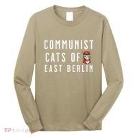 Communist Cats Of East Berlin History Buffs And Cat Lover Long Sleeve Shirt thumb 0