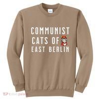 Communist Cats Of East Berlin History Buffs And Cat Lover Sweatshirt thumb 0