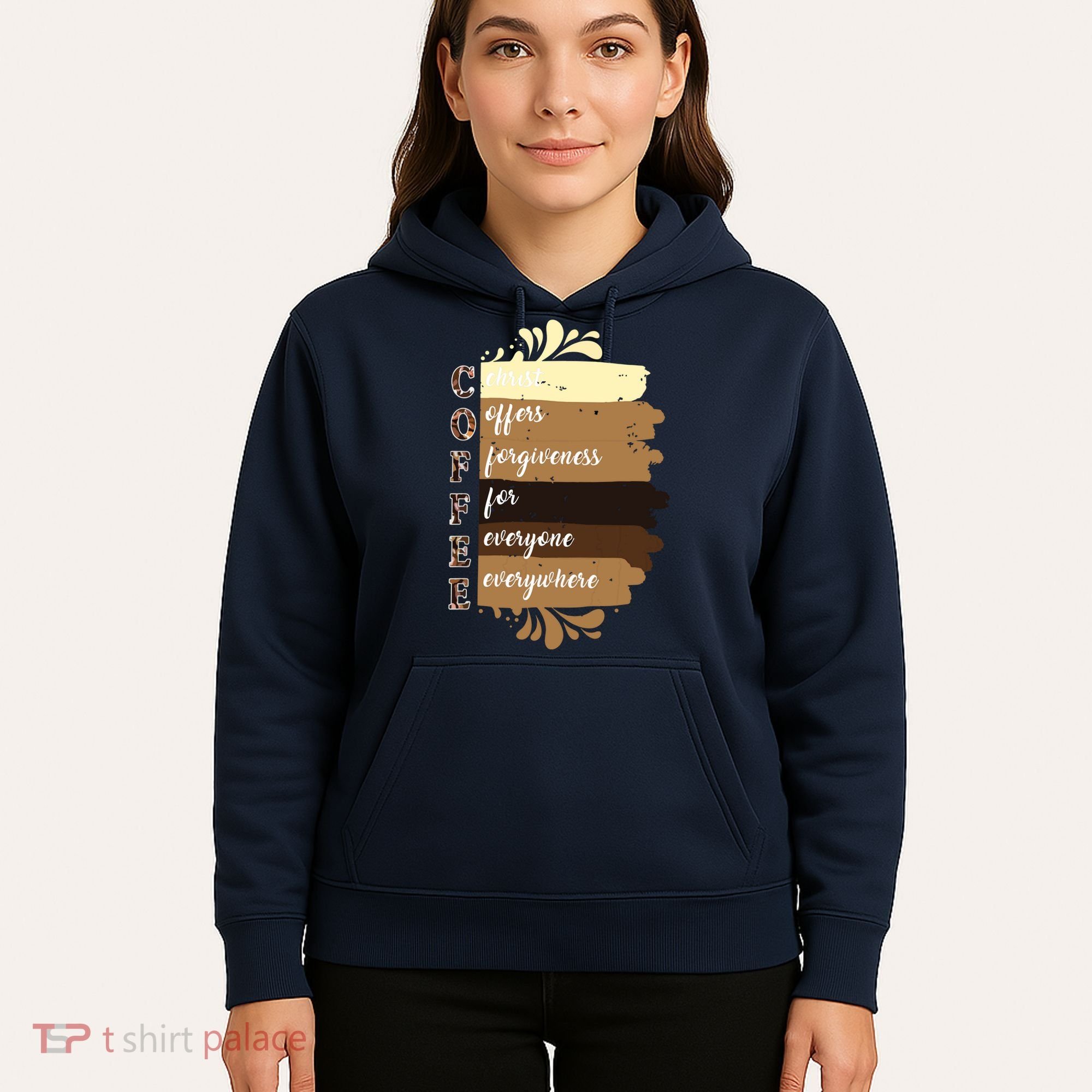 Coffee Christ Offers Forgiveness For Everyone Everywhere 4060 Hoodie