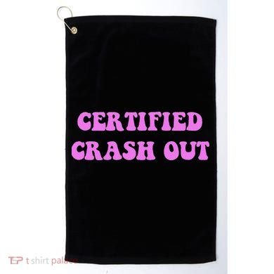 Certified Crash Out Golf Towel