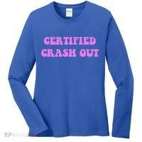 Certified Crash Out Women's Long Sleeve Shirt thumb 0