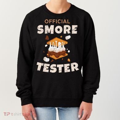 Camping Crew Official Smore Tester Marshmallows S'mores Women's Sweatshirt