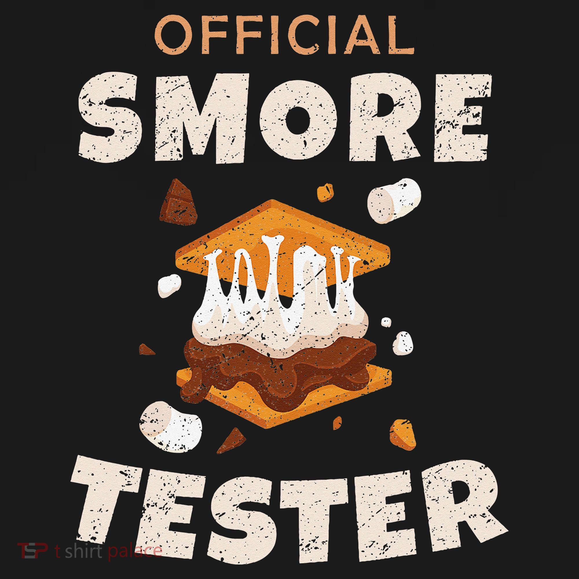 Camping Crew Official Smore Tester Marshmallows S'mores Doggie Tank