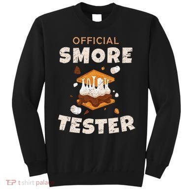 Camping Crew Official Smore Tester Marshmallows S'mores Sweatshirt