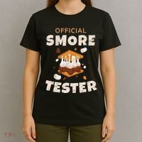 Camping Crew Official Smore Tester Marshmallows S'mores T-Shirt thumb 4