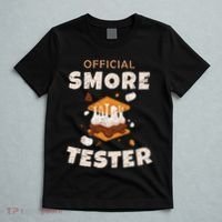 Camping Crew Official Smore Tester Marshmallows S'mores T-Shirt thumb 5