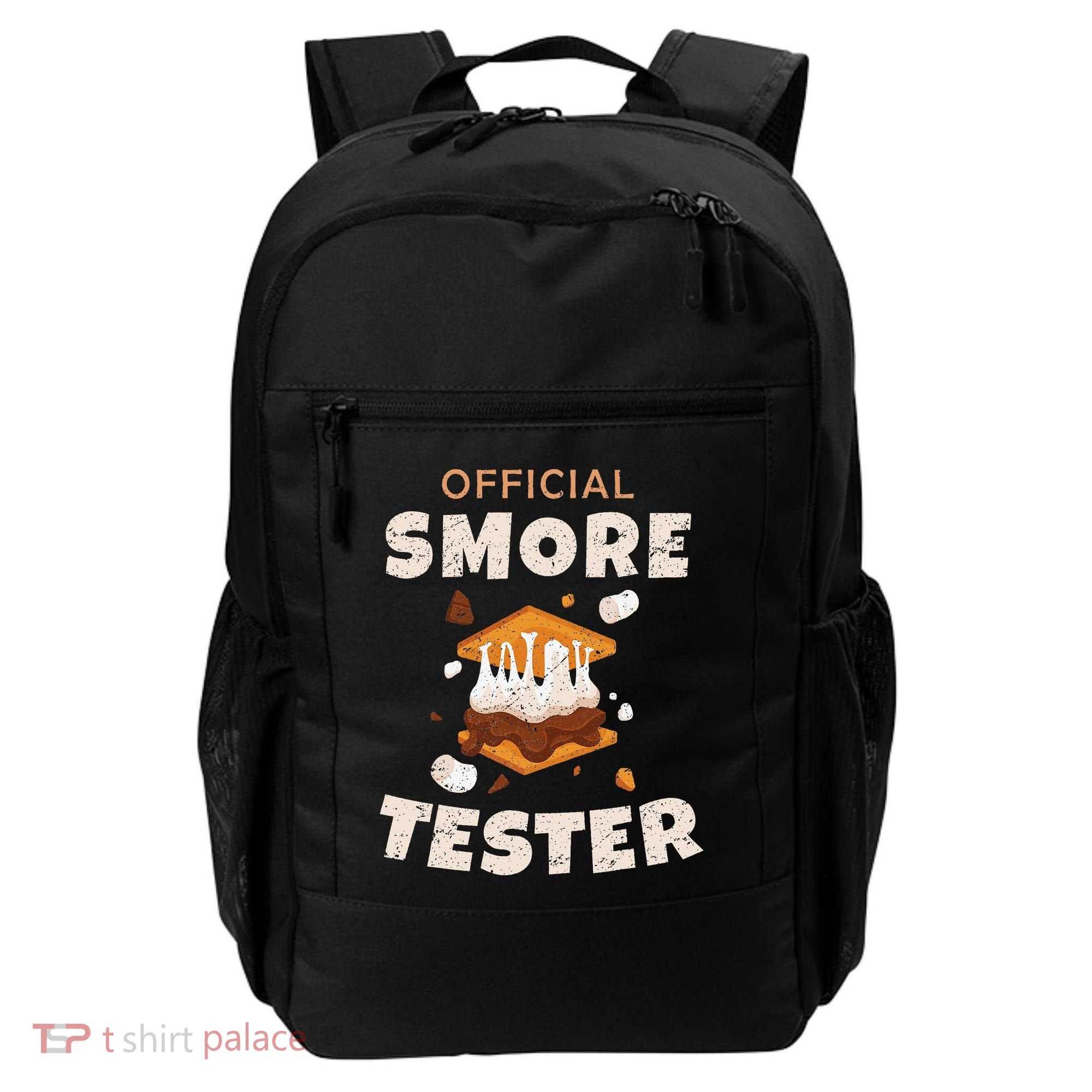 Camping Crew Official Smore Tester Marshmallows S'mores Backpack