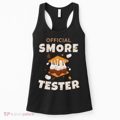 Camping Crew Official Smore Tester Marshmallows S'mores Women's Tank Top