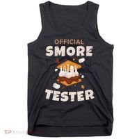 Camping Crew Official Smore Tester Marshmallows S'mores Tank Top thumb 0