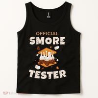 Camping Crew Official Smore Tester Marshmallows S'mores Tank Top thumb 2