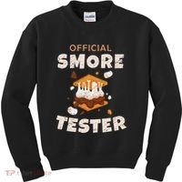 Camping Crew Official Smore Tester Marshmallows S'mores Kids Sweatshirt thumb 0