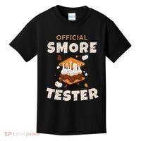 Camping Crew Official Smore Tester Marshmallows S'mores Kids T-Shirt thumb 0