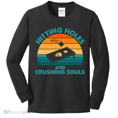 Cornhole Kids Long Sleeve Shirt