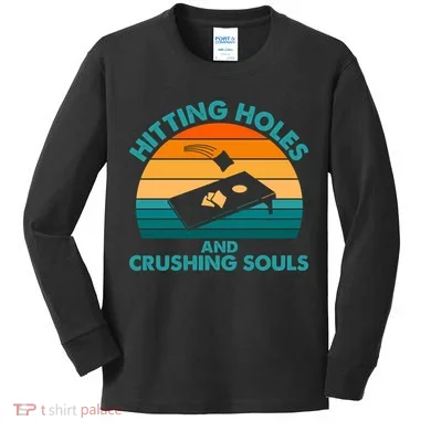 Cornhole Kids Long Sleeve Shirt
