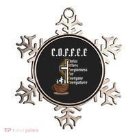 Coffee Christ Offers Forgiveness For Everyone Everywhere Ornament thumb 0
