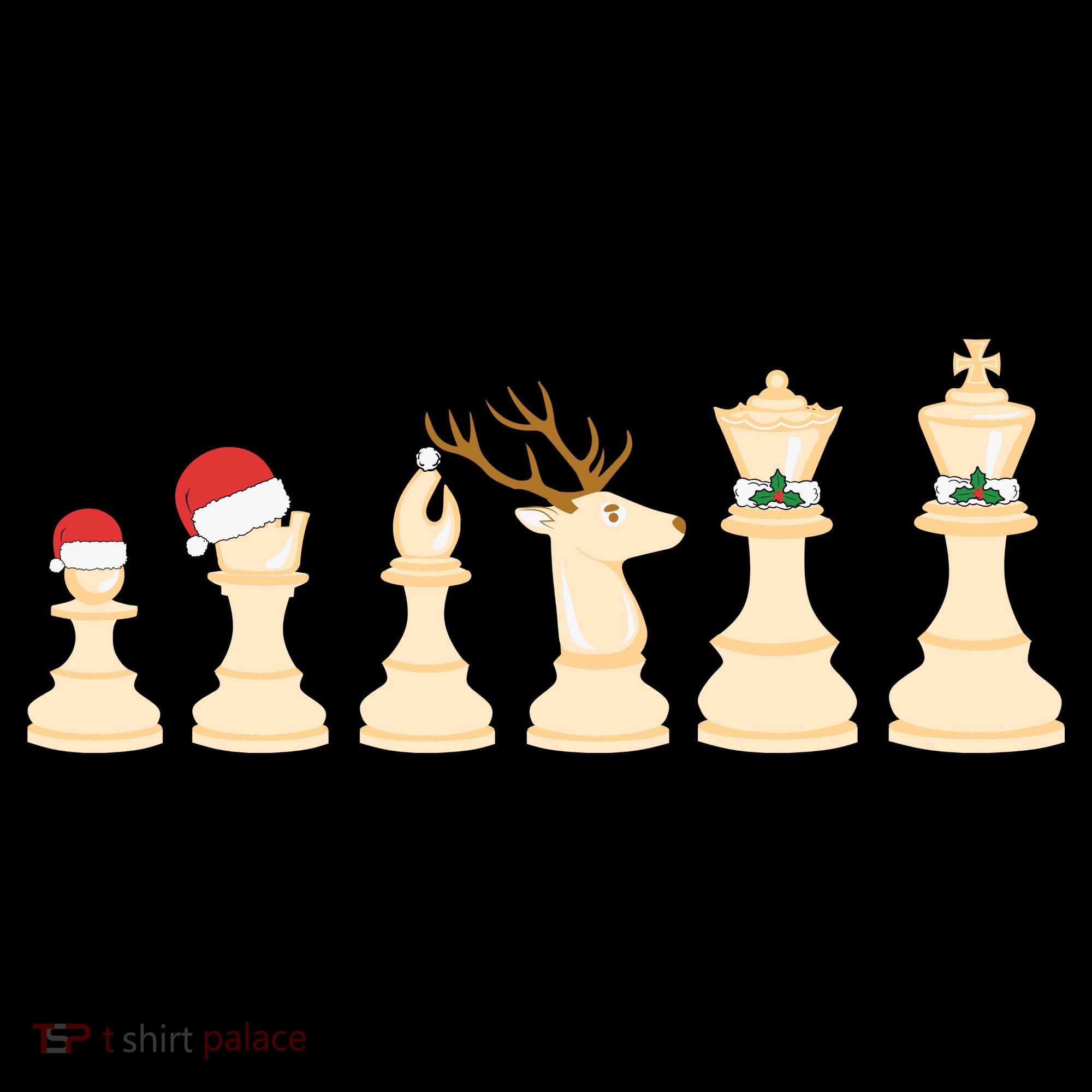 Christmas Chess Pieces Xmas Lights Santa Chess Player Women's Hoodie