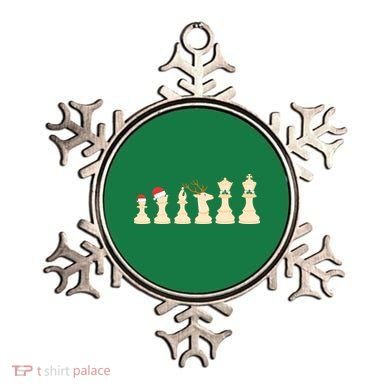 Christmas Chess Pieces Xmas Lights Santa Chess Player Ornament