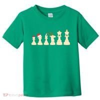 Christmas Chess Pieces Xmas Lights Santa Chess Player Toddler T-Shirt thumb 0