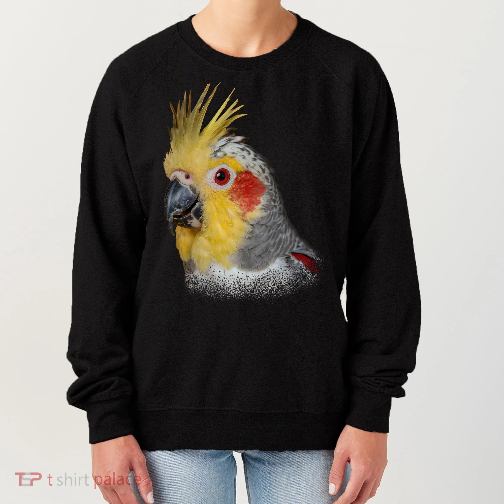 Captivating Cockatiel Portrait Women's Sweatshirt
