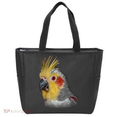 Captivating Cockatiel Portrait Tote Bag