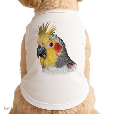 Captivating Cockatiel Portrait Doggie Tank