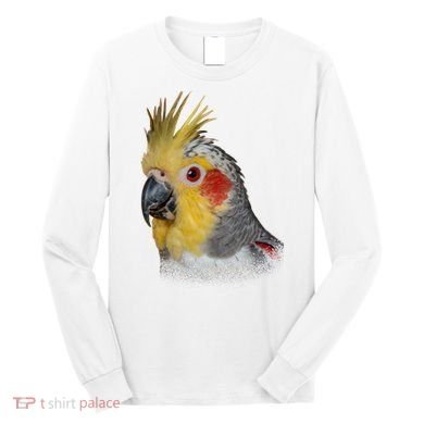 Captivating Cockatiel Portrait Long Sleeve Shirt