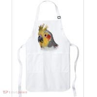 Captivating Cockatiel Portrait Apron thumb 0