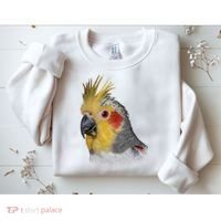 Captivating Cockatiel Portrait Sweatshirt thumb 2