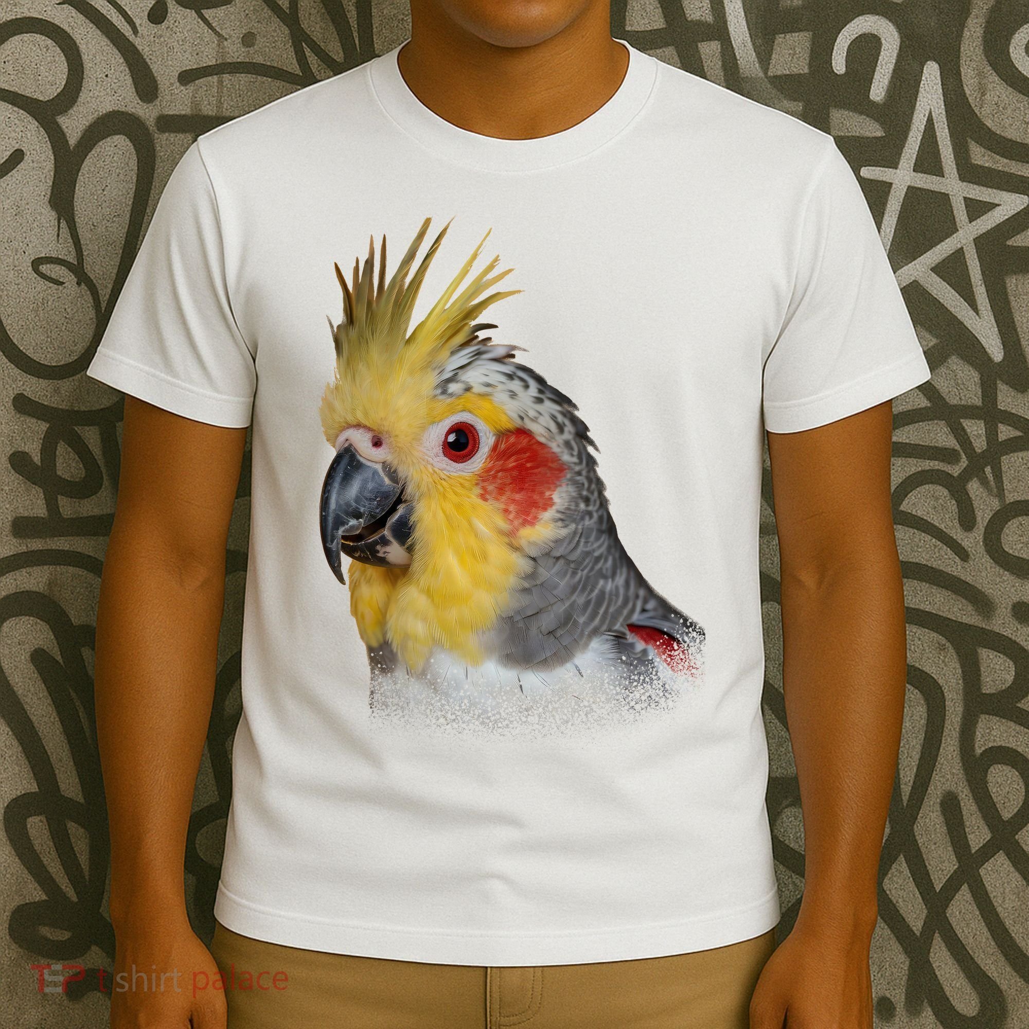 Captivating Cockatiel Portrait T-Shirt